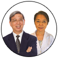 Dr Gu Fa Long (left) and Dr Zhu Ping (right)