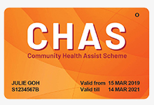 Chas shop card singapore