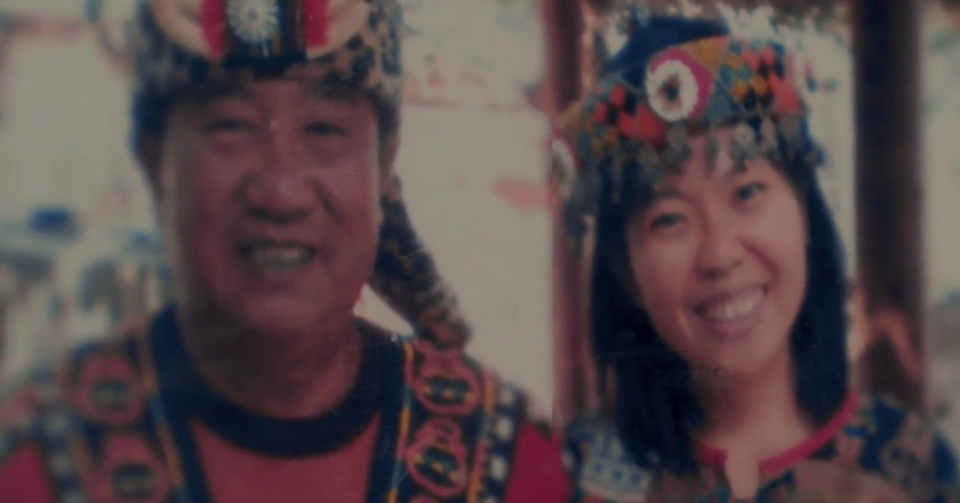 Ms Lee and her father Ms Lee and her father